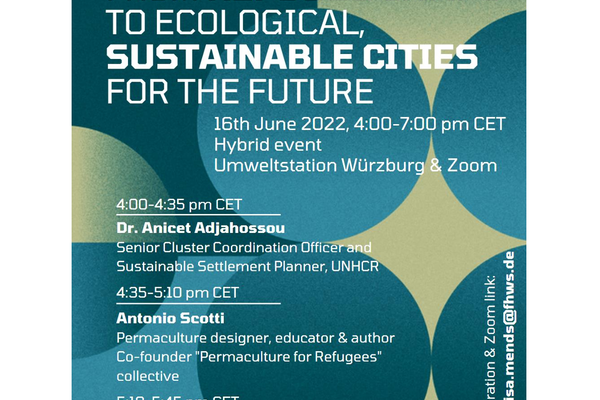 Panel Discussion "From refugee camps to sustainable ecological cities" as part of the Summerschool 2022